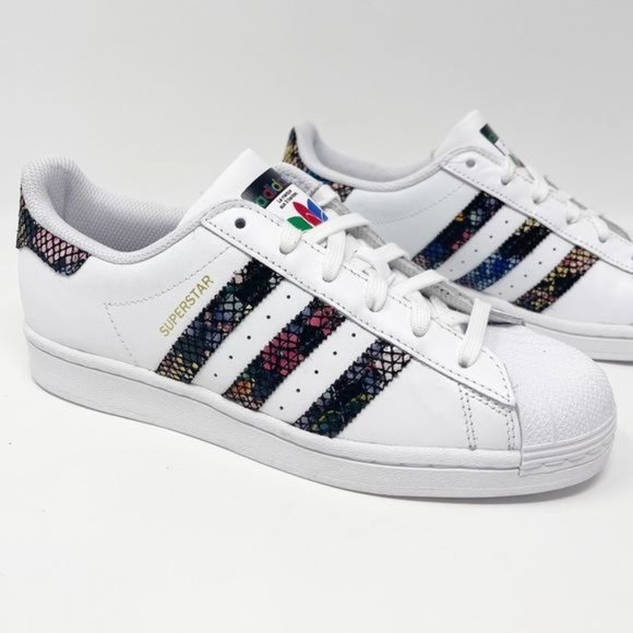 adidas Shoes - SOLD ADIDAS Superstar Snakeskin Cloud White Multi Color